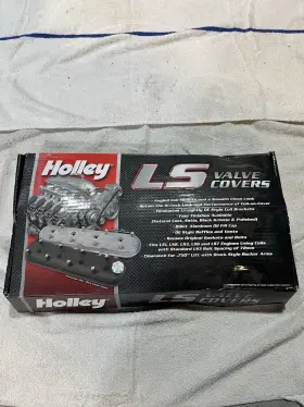 241-89 Holley Ls Valve Covers Hydrodipped/carbon Fiber