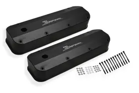 890007b Holley Sniper Efi Valve Cover - Fabricated Aluminum Ford Big Block Black Finish 890007b Holley Sniper Efi Valve Cover - Fabricated Aluminum Ford Big Block Black Finish