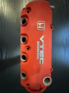 12310-p08-000 Honda Oem 92-00 Civic Valve Cover Vtec D16 D15 D16z6 D16y8 Sohc - Wrinkle Red