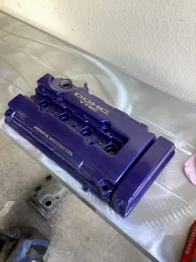 12310-p73-a00 Honda Royal Blue Valve Cover For 1997-2001 Acura Integra Type R Itr B18c5 Engines