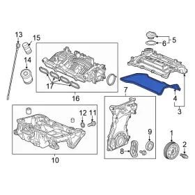 1234159b013 Honda Oe For Civic 2016-2024 Engine Valve Cover Gasket