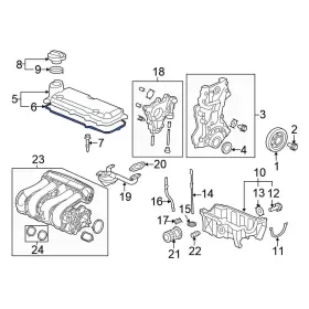 123415r1003 Honda Oe For Fit 2015-2020 Engine Valve Cover Gasket