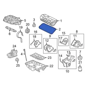 12341r70a00 Honda Oe For Accord 2008-2012 Left Engine Valve Cover Gasket