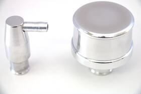 Hot Rod Parts Supply 8489 Polished Billet Aluminum Valve Cover Breather And Mini Pcv Ford Sbc 350 Bbc 454