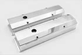 Hrc351-s Hrc Sbc Fabricated Valve Covers Sheet Metal Aluminum Small Block Chev 327 350 383