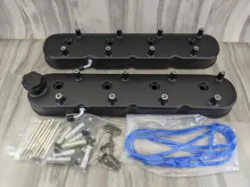 Im-1028-bk Htostar Racing Engine Valve Covers 1.6 Inch Tall For Gm Ls Ls1 Ls2 Ls3 Ls6 Ls7 Missing 8 Washers