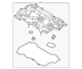 22410-2m800 Hyundai Genuine Valve Cover 22410-2m800 Hyundai Genuine Valve Cover