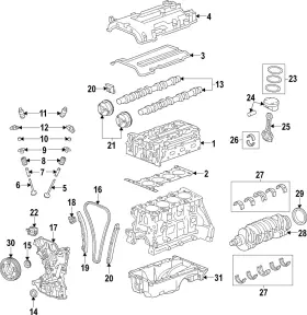 22441-2e99a Hyundai Genuine Valve Cover