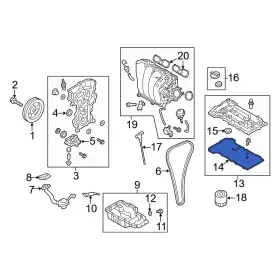 224412e000 Hyundai Oe 224412 For Elantra 2011-2016 Engine Valve Cover Gasket