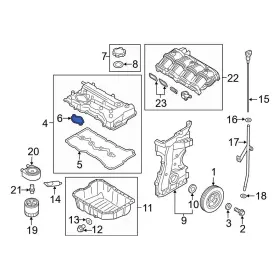 224422g670 Hyundai Oe For Sonata 2011-2014 Engine Valve Cover Washer Seal
