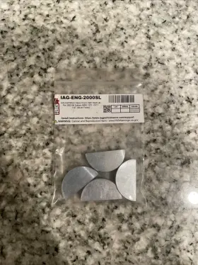 Iag-eng-2000sl Iag Performance Billet Half Moon Valve Cover Seal Kit Set/4 Silver For 2002-2006 Wrx And Sti