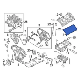 A3270jk20a Infiniti Oe For G35 2007-2008 Right Engine Valve Cover Gasket
