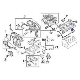 A3270jk20b Infiniti Oe For G35 2007-2008 Left Engine Valve Cover Gasket