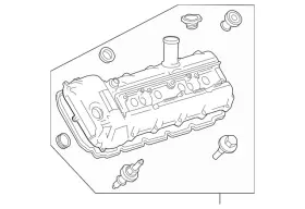 Aj812400 Jaguar Genuine Xj Xkr S-type 4.2l Rh Engine Cylinder Head Valve Cover