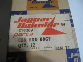C29309 Jaguar Xke Xj6 3.8 4.2 Connecting Rod Berings Big End .030 Over C29309 Jaguar Xke Xj6 3.8 4.2 Connecting Rod Berings Big End .030 Over