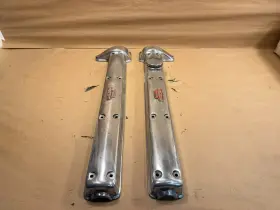 C6722 Jaguar C6722/3 C-type Xk120 Aluminum High Boss Cam Cover Valve Lh Rh Pair