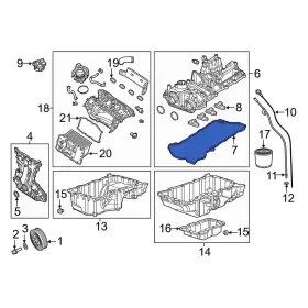 5048234ab Jeep Oe Engine Valve Cover Gasket