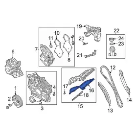 68490021aa Jeep Oe For Gladiator 2021-2023 Left Engine Valve Cover Gasket