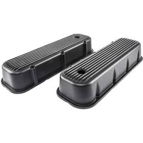 Jegs 501106 Black Finned Valve Covers