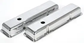 50150 Jegs Polished Cast Aluminum Smooth Valve Covers