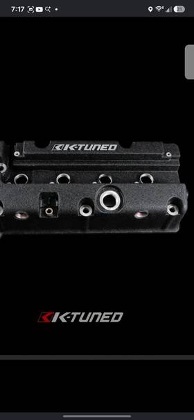 K-tuned Ktd-kvc-b25 K-tuned Wrinkle Black Vented Valve Cover K20a2 K20z1 K20z3 K24a K24a2