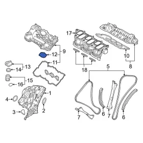 224433cgb0 Kia Oe For Sorento 2014-2018 Left Engine Valve Cover Washer Seal