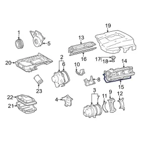 1121350031 Lexus Oe For Sc430 2002-2010 Right Engine Valve Cover Gasket