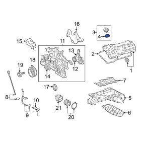 9043037140 Lexus Oe For Gs350 2007-2015 Engine Oil Filler Cap Gasket