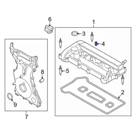 1s7z6c290aa Lincoln Oe For Mkz 2011-2020 Engine Valve Cover Grommet