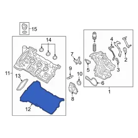 Ft4z6584c Lincoln Oe For Mkz 2017-2020 Left Outer Engine Valve Cover Gasket