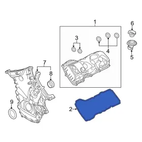 Hl3z6584a Lincoln Oe For Navigator 18-21 Right Engine Valve Cover Gasket