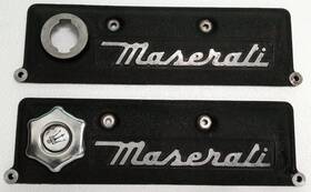 Maserati 311020328 Biturbo Engine Valve Covers Oil Cap Pair Genuine