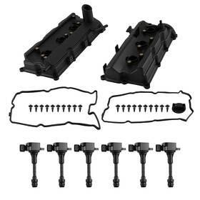 Maxpeedingrods 2y3f9x Engine Valve Cover And Coil Set For Infiniti M35 G35 Fx35 350z 2003-2008