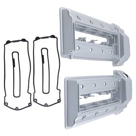 Maxpeedingrods 3h1oie Aluminum Rocker Cover For Bmw 540i 740i E38 E39 4.4l V8 1998-2003