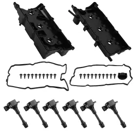 6v98f7 Maxpeedingrods Engine Cover Set With Bolts&coil For Infiniti Fx35 G35 M35 350z 2003-2008