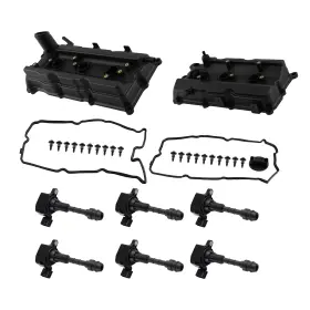 D4yb0l Maxpeedingrods Engine Valve Cover And Coil Set For Infiniti M35 G35 Fx35 350z 2003-2008