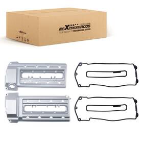 Maxpeedingrods Sl48w0 Aluminum Cover Pair For Bmw 540i 740i E38 E39 4.4l V8 1998-2003
