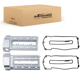 Sl48w0 Maxpeedingrods Aluminum Cover Pair For Bmw 540i 740i E38 E39 4.4l V8 1998-2003