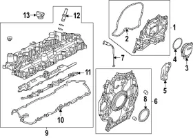 H301-10-210c Mazda Genuine Valve Cover