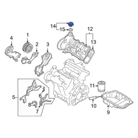 045310250a Mazda Oe For Miata 1990-2005 Engine Oil Filler Cap
