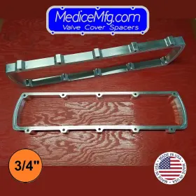 Vcs27-34 Medicemfg.com Valve Cover Spacers 3/4 Inch Oldsmobile 330 350 400 403 425 455