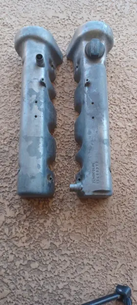 1160163205 Mercedes 450sl Engine Valve Cover Left Right Fits 72 Thru 79 Clean No Cracks