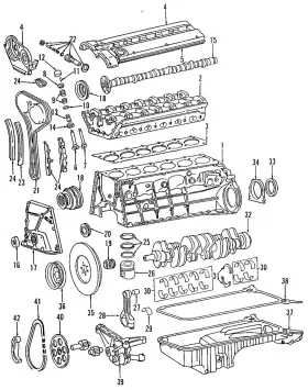 104-016-07-06 Mercedes-benz Genuine Valve Cover