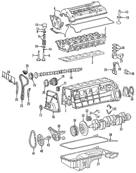104-016-24-06 Mercedes-benz Genuine Valve Cover