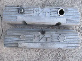 103r-56 Mickey Thompson Nice Vintage M/t Valve Covers Ford Fe Big Block