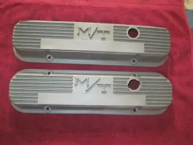 140r-11b-pontiac Mickey Thompson M/t Vintage Mt Pontiac Aluminum Valve Covers 326 350 389 400 428 455