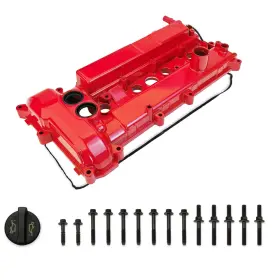 3004-335alur Miliparts Engine Valve Cover Red Compatible With 2014-2018 Ford Focus S Se Sel
