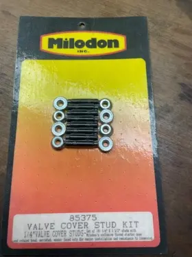 85375 Milodon Sbc Valve Cover Stud Kit Pn