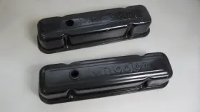 85652 Milodon Ford Big Block Tall Valve Covers Painted Black Pr Hot Rod 03cc3 Zz