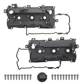 004-043 Mitzone 004-042 Engine Valve Cover Kit Left And Right With Gasket Bolts Compatible Wi